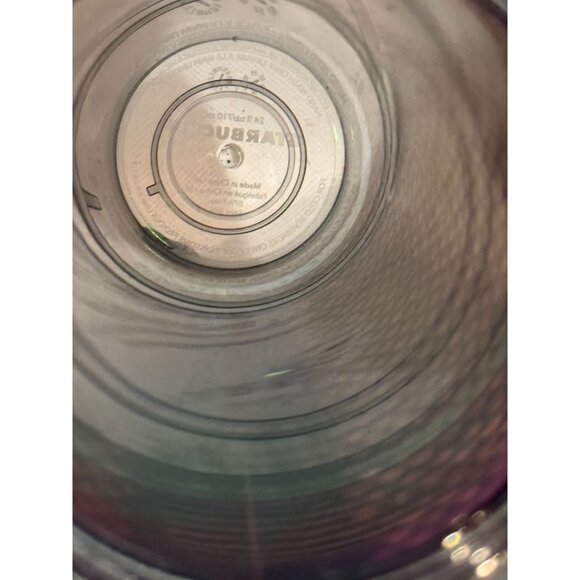 Starbucks Black Studded Iridescent Cold Cup Tumbler 24oz With Lid & Straw - Picture 3 of 7